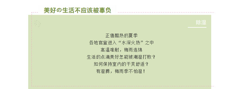 如何避免生活的樂趣被潮濕影響？