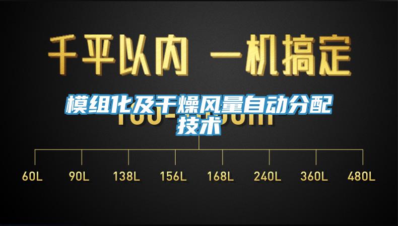 模組化及幹燥風量自動分配技術