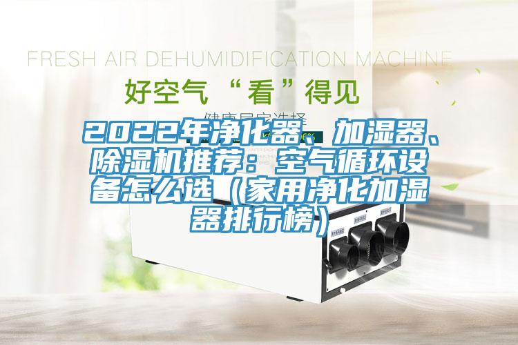 2022年淨化器、加濕器、杏仁视频APP成人官方污推薦：空氣循環設備怎麽選（家用淨化加濕器排行榜）