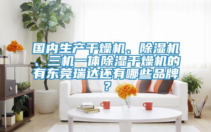 國內生產幹燥機、杏仁视频APP成人官方污、三機一體除濕幹燥機的有東莞瑞達還有哪些品牌？