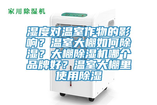 濕度對溫室作物的影響？溫室大棚如何除濕？大棚杏仁视频APP成人官方污哪個品牌好？溫室大棚裏使用除濕