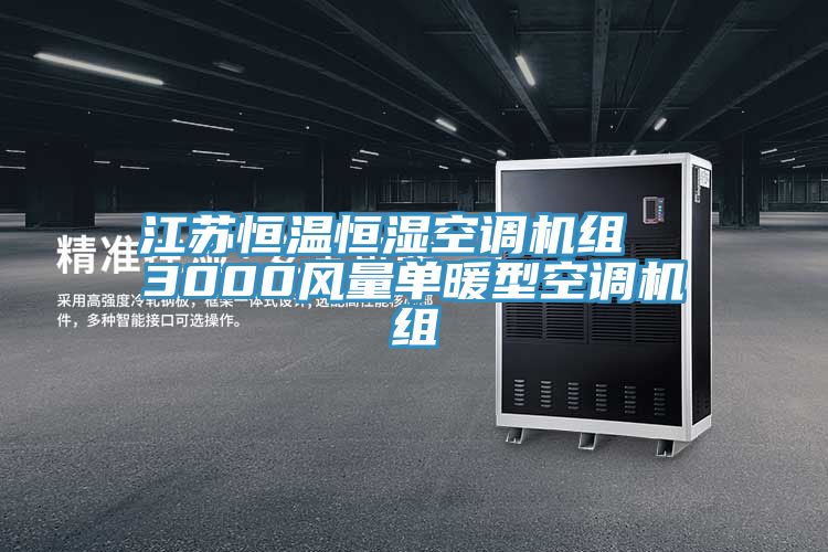 江蘇恒溫恒濕空調機組  3000風量單暖型空調機組